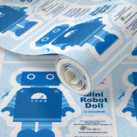 Mini Robot Doll - Blue