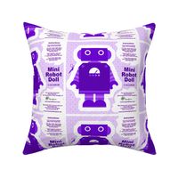 Mini Robot Doll - Purple