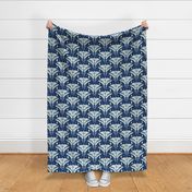 La maison des papillons - Butterflies Navy & Mint