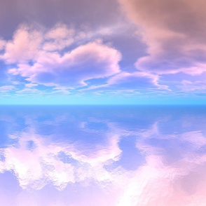 Sky Reflections on Ocean