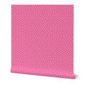 White Pearl Dots on Pink