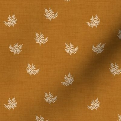 Feathery Fern, Rust Orange // standard