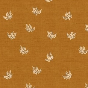 Feathery Fern, Rust Orange // standard