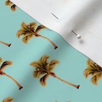 PALM TREE Retro Turquoise