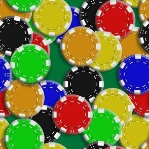 Casino Poker Chips Pattern