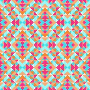 Ethnic geometric pattern