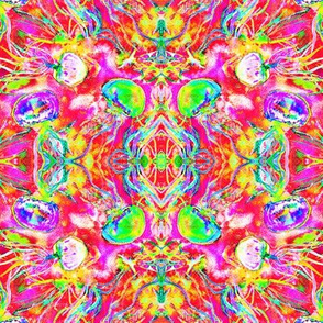 JELLYFISH DANCE KALEIDOSCOPE WATERCOLOR