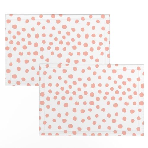 painted dots nursery baby fabric