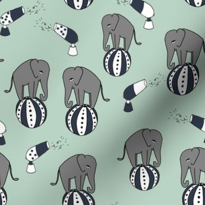 elephant fabric // circus animal fabric 