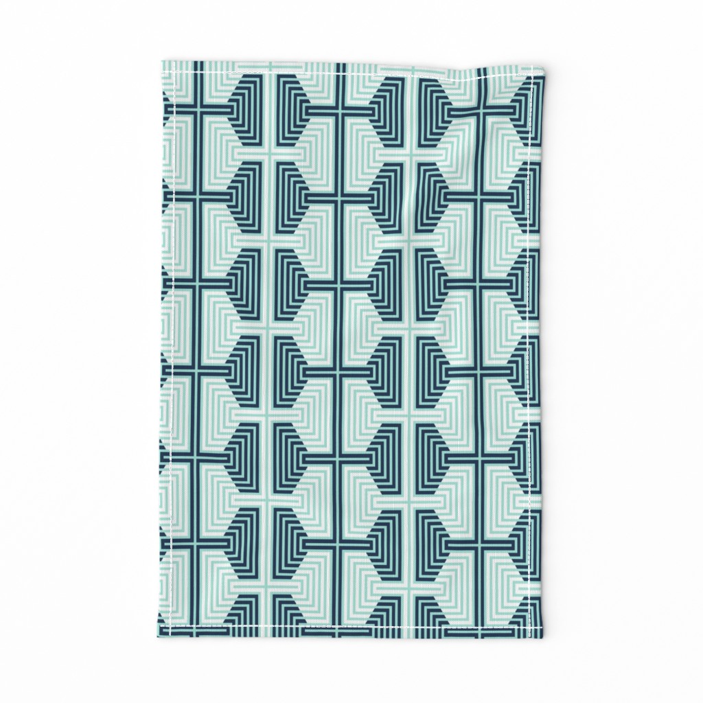 Hexagon Strips in Mint