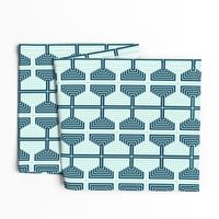 Hexagon Strips in Mint