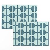 Hexagon Strips in Mint