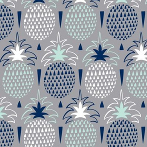Fresh Picked - Summer Pineapple Geometric Grey