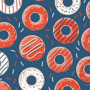 Phish Donuts Bakers Dozen Donuts - Red Circles Donut