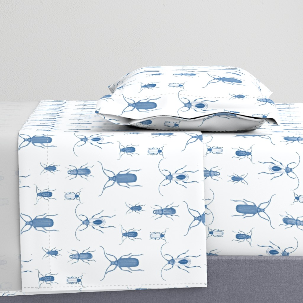 Blue Bugs Toile