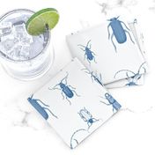 Blue Bugs Toile