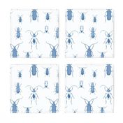 Blue Bugs Toile