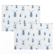 Blue Bugs Toile