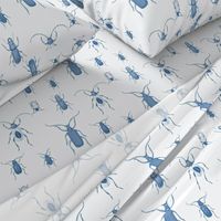 Blue Bugs Toile