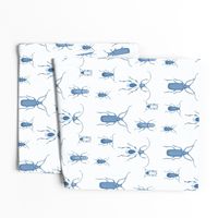 Blue Bugs Toile