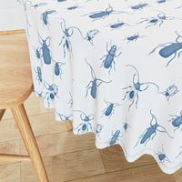 Blue Bugs Toile