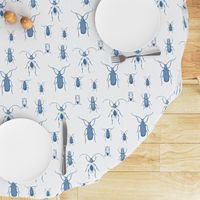 Blue Bugs Toile