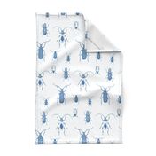 Blue Bugs Toile