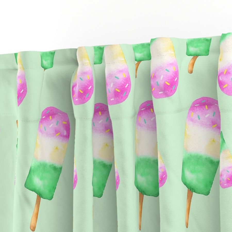 Popsicles in Green