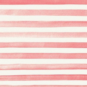 Pink Ombre Watercolor Stripes
