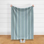 Swingset Stripe - Mint Navy Grey