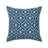 Trevino - Geometric Navy Blue & Mint