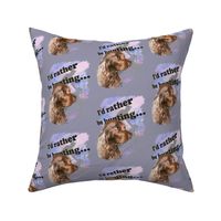 Field Spaniel Hunting Dog Fabric