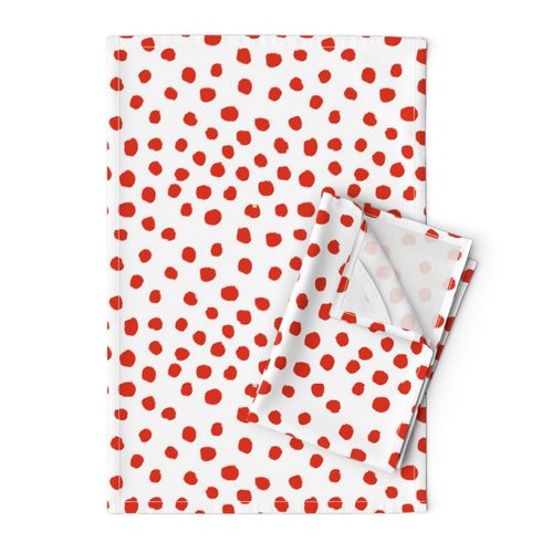 red dots fabric