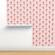 poppy fabric - pink