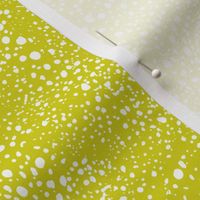 Kelp Dot - Geometric Irregular Dot Adrift Green White Regular