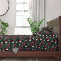 Christmas Floral Green