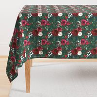 Christmas Floral Green