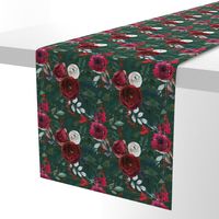 Christmas Floral Green