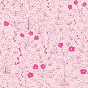 Cutsie Floral - Pink