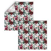 Christmas Floral White