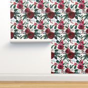 Christmas Floral White