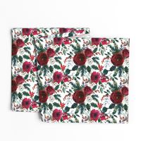 Christmas Floral White