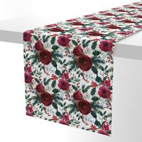 Christmas Floral White