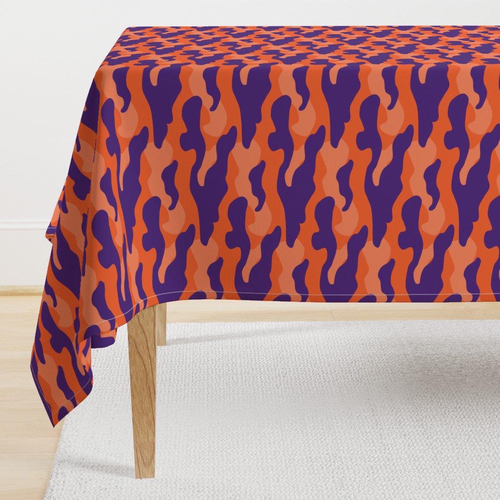 Orange and purple team color_Camouflage