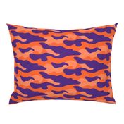 Orange and purple team color_Camouflage