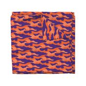 Orange and purple team color_Camouflage