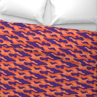 Orange and purple team color_Camouflage