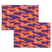 Orange and purple team color_Camouflage