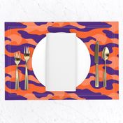 Orange and purple team color_Camouflage