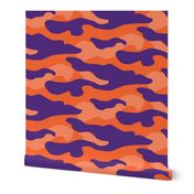 Orange and purple team color_Camouflage